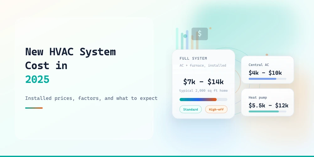 How Much Does a New HVAC System Cost in 2025?